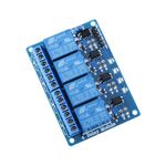 ELEGOO 4 Channel DC 5V Relay Module with Optocoupler for Arduino UNO R3 MEGA 1280 DSP ARM PIC AVR STM32 Raspberry Pi