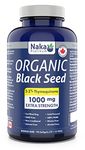 Naka Platinum Organic Black Seed 1000 mg extra strength cold pressed, thymoquinone bonus size 90 softgels (75+15 free)