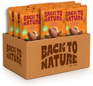 Back to Nature Premium Nut Mix - Cashew, Almond & Pistachio Blend, Dry Roasted with Sea Salt, Non-GMO High Protein Snacks, 9 Ounce (Pack of 9)