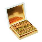 Zaitoune Deluxe Pistachio & Cashew Mix Baklava with Honey- Mix Baklava Desserts - Luxury Mix Gift Box Perfect for Birthday, Father's and Mother’s Day, Christmas Day, Eid - 500g