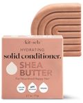 Kitsch Nourishing Conditioner Bar Set for Hair w/Shea Butter | Solid Bar Conditioner | Moisture for Dry Hair | Eco-Friendly | Zero Waste | Works w/Natural Shampoo Bar | 3 oz