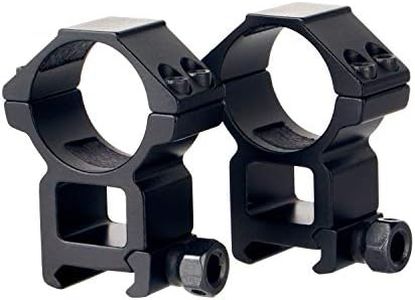 ToopMount Scope Rings 30mm High Profile Mounts, See-Thru Design, Ring Adapter Inserts Included, fits 30mm Diameter Scope Tube, for All Picatinny Rails