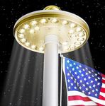 Deluxe Flag Pole Light Solar Powere
