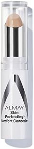 Almay Concealer, Face Makeup, Full Coverage Concealer, Matte Finish, Oil Free, Hypoallergenic-Fragrance Free, Dermatologist Tested, 120 Light, 0.08 Oz