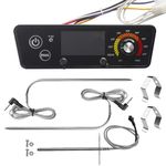 Upgraded Digital Control Board Repalacement Parts,Compatible with Pit Boss Wood Pellet Gill Classic Austin XL/Tailgater/Whiskey Still,with Meat Probe and Temperature Sensor.