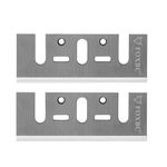 FOXBC Carbide Hand Planer Blades 3-1/4-Inch Replacement for DEWALT DW6655 D26677K DW680K, Makita 1900B, KP0800K, KP0810 and Most 3-1/4-Inch Handheld Planers