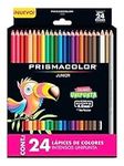 Prismacolor Colored Pencils Set, Pack of 24, Junior 4.0mm