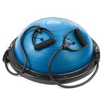 Core Balance Balance Ball Board Inflatable Air Dome With Resistance Bands and Pump 60cm (Blue)