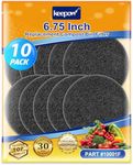 KEEPOW 6.7 Inch Compost Bin Filter Replacement for Kitchen Compost Bin Countertop, 10-Pack Charcoal Filters for Compost Bucket, Activated Carbon Filter for Compost Pail Counter Refill Sets, 10001F