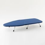 Kuber Industries Ironing Board | Table Top Foldable Board for Ironing | Portable Ironing Stand | Iron Board | Compact & Space Saving | Ironing Table for Dorms, Laundry Rooms | FR-2403B | Blue