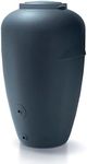 Prosperplast Aqua Can Rain Water Barrel, 440 L, Aquacan, Plastic, Anthracite, 82 (L) x 76 (W) x 126 (H) cm