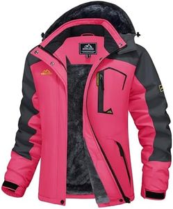 MAGCOMSEN Womens Winter Coats with Hood Ladies Snow Jackets Waterproof Insulated Winter Jackets for Women Mountain Jackets Windproof