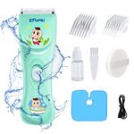 Quiet Electric Kids Hair Trimmer Kit for Baby Hair Clipper Set, Waterproof & USB Rechargeable Cordless Kids Haircut kit for Boys Toddler