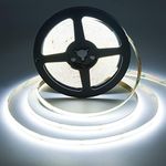 SIRYYUI 12V COB LED Strip 5M,6000K 