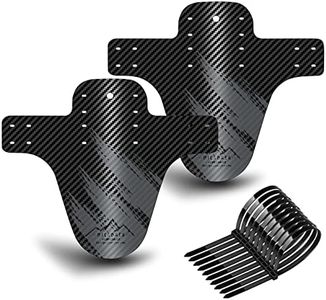 NICEDACK Bike Fender, Adjustable MTB Mud Guard, Front and Rear Compatible Mudguards, Easy to Install, Fits 26", 27.5", 29" Fat Tire Bikes and All Disc Brake Bicycles (Gray)