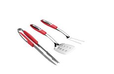 Cuisinart CGS-233RD 3-Piece Grilling Tool Set, Red