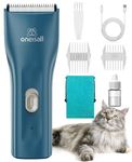oneisall Pet Clippers for Cat Grooming, Small Low Noise Cat Shavers for Matted Hair,Vet Approved Pet Hair Trimmer for Small Pets (Standard Blade)