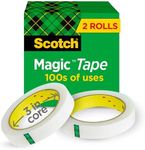 Scotch Magic Tape, 3/4 x 2592 Inches, 2-Pack (810-2P34-72)