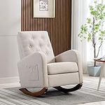 Rocking Chair Modern,Upholstered Gl