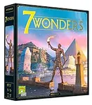 7 Wonders Board Game BASE GAME (New Edition) for Family | Civilization and Strategy Board Game for Adult Game Night | 3-7 Players | Ages 10+ | Made by Repos Production