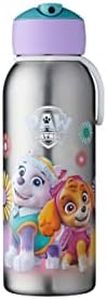 Mepal - Bouteille Isotherme Flip-up Campus - Gourde Thermos pour Enfants - Bouteille en Acier Inoxydable - 9 Heures Chaudes et 12 Heures Froides - Sans BPA - 350 ml - Paw Patrol Girls