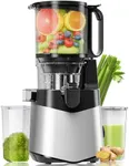 EanOruus Cold Press Juicer, 5.8" Wi