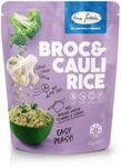 Fine Fettle Broc & Cauli Rice 50g - Carton of 6. 100% natural gluten free and keto friendly cauliflower & broccoli ready meals and sides