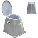 Veayva Portable Indian Toilet to Western Conversion Kit - Grey Western-style toilet, Plastic