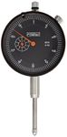 Fowler 52-520-109 AGD Dial Indicator, Black Face, 1" Travel, 2.25" Diameter