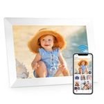 Funcare Digital Photo Frame 10.1 Inch, 1280 * 800 HD IPS Touch Screen Wifi Digital Picture Frame, 32GB Electronic Photo Frame, Auto-Rotate, Easy to Share Photos and Videos via APP