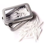 CUESOUL Soft Tip Darts Points 2BA Thread White,Pack of 100 pcs