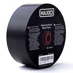 MAXKO Black Duct Tape, Repair Tape Extra-Strong 50m x 50 mm, Reinforced Fabric Repair Tape, Masking Tape/Adhesive Tape