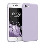 kwmobile Case Compatible with Apple iPhone SE (2022) / iPhone SE (2020) / iPhone 8 / iPhone 7 Case - Protective Slim TPU Phone Cover - Soft Matte Finish - Lavender