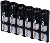 PowerPax 6 AAA Battery Caddy - Tuxedo Black