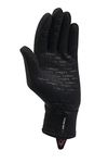 LeMieux Unisex Polar Tec Riding Gloves for Winter - Black - Flexible & Breathable - Large