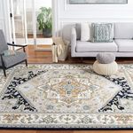 ARMAAN RUGS Export Quality Handmade Tuffted Pure Woollen Carpet for Living Room Bedroom & Hall Size 5 x 8 feet (150X240 Cm) Color-Multi