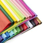 Ambey Papers LLP (Pack of 100 Sheets) 18 GSM | Gift Wrapping Paper | Kite Paper for Art Craft | Colored Tissue Paper | Colourful Wrapping Paper Large Size 50x66 cm