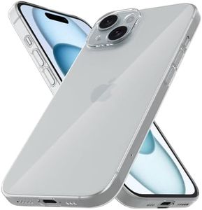 CELLBEE Case Compatible with iPhone 15 Case - Premium Slim Protective Case for iPhone, Extremely Thin, Anti-Scratch, Protection Without Compromise, Clear - Transparent