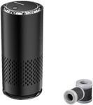 PupsDream Pet Air Purifier Portable 4 in 1 Anion Car Air Purifier With Color Light, 2 Speed Quiet Air Filter to Remove Smoke, Odors from Car,Bedroom,Office,Pet Room (Black)