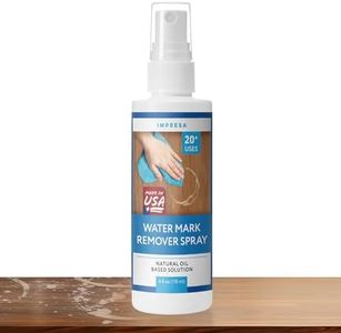 IMPRESA Water Mark Remover Wood Cleaner Spray - Restore & Protect with Water Stain Remover for Wood - Water Ring Remover for Wood Furniture - Wood Furniture Cleaner & Watermark Remover for Wood - 4oz