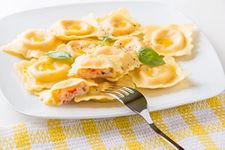 Maine Lobster Ravioli | 4 Dozen | All Fresh Seafood | Maine lobster meat made into a cheesy rich stuffing