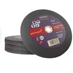 (Pack of 10) Parweld (9") 230mm x 1.9mm Thin Stainless Steel Cutting Discs - Metal Slitting Discs