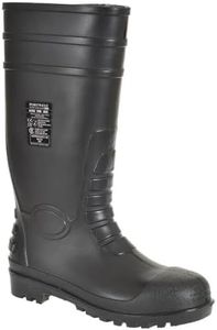 Portwest Total Safety Wellington Gumboot (Size 43_Black)