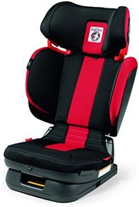 Peg Perego Viaggio Flex 120 - Booster Car Seat - for Children from 40 to 120 lbs - Made in Italy - Monza (Black & Red)