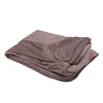 Furhaven Replacement Dog Bed Cover Faux Fur & Velvet Sofa-Style, Machine Washable - Driftwood Brown, Jumbo (X-Large)