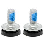 KIEVODE 2 PCS Bike 8mm Hex Crank Arm Fixing Bolts with Caps - Capless Bottom Bracket Screws for Mountain and Road Bicycle Axle - for FSA, Suntour, Prowheel and More