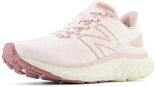 New Balance Women's Fresh Foam X EVOZ V3 Running Shoe, Orb Pink/Rosewood/Sea Salt, 7 M