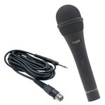 CAROL GS-57 Cardioid Dynamic Microphone Vocal for Presentation & Home Studio, Stage, Shock Absorber Effects Compatible With Amplifier, Speech, and Indoor Activities w/ 14.8ft XLR to 1/4"(6.35mm) Cable