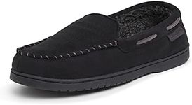 Dearfoams Men's Moccasin with Whips