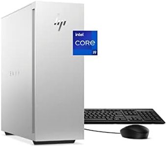 HP Envy Desktop Bundle PC, NVIDIA GeForce RTX 3070 Graphics,12th Generation Intel Core i9 Processor, 16 GB SDRAM, 1 TB SSD, Windows 11 Home OS, Wi-Fi & Bluetooth (TE02-0042, 2022)